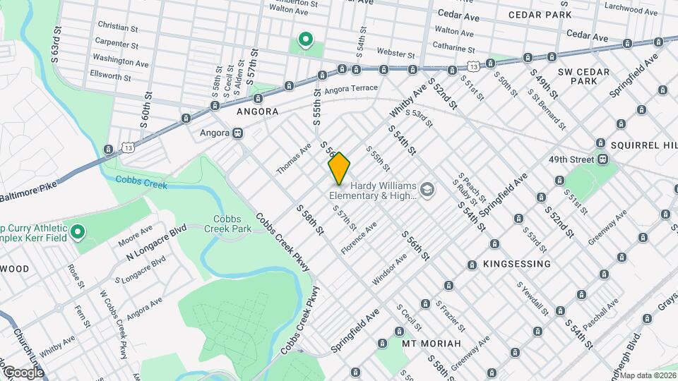 5635 Hadfield St Map and Location Details