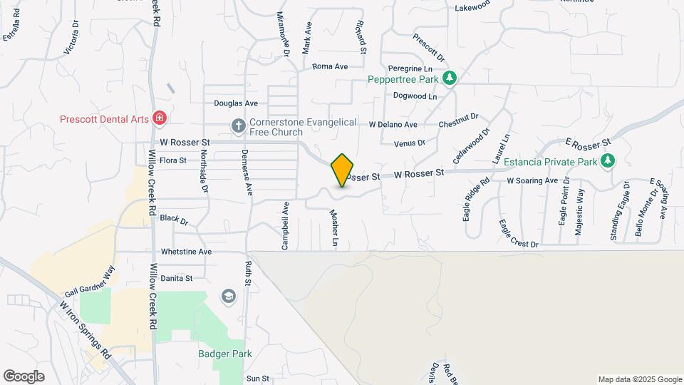 452 Prescott Heights Dr Mapa y Detalles de la Ubicación