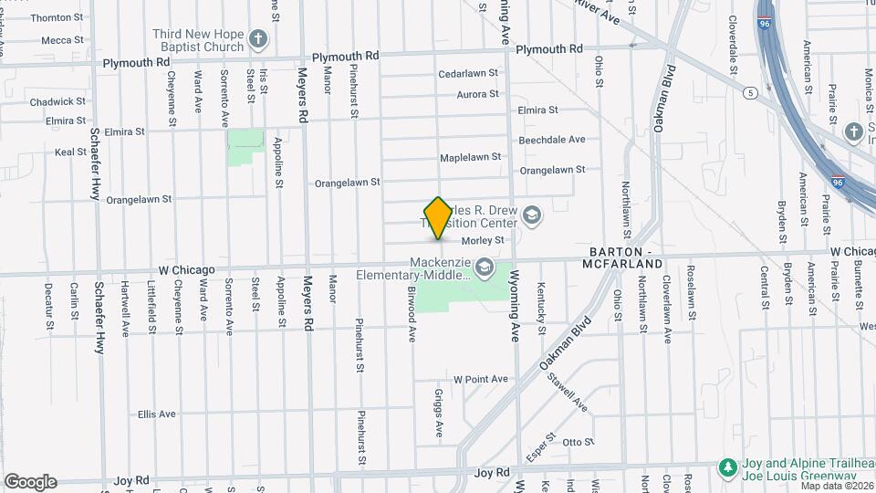 10303 Morley St Map and Location Details