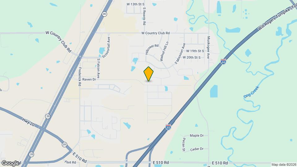 1114 Raven Dr Map and Location Details