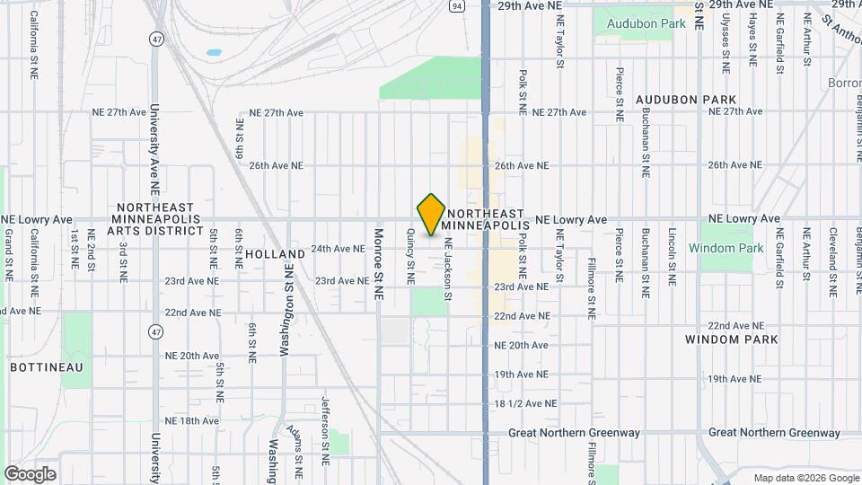 819 24th Ave NE, Unit 1 Map and Location Details