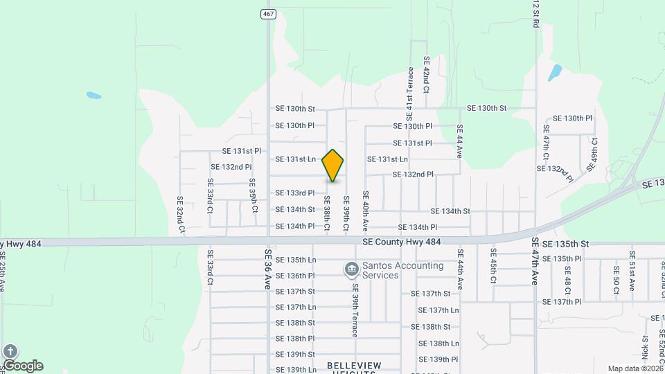 13315 SE 38th Ct Mapa y Detalles de la Ubicación