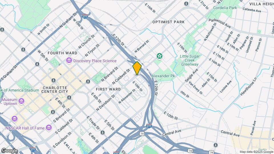 758 N Davidson St Map and Location Details