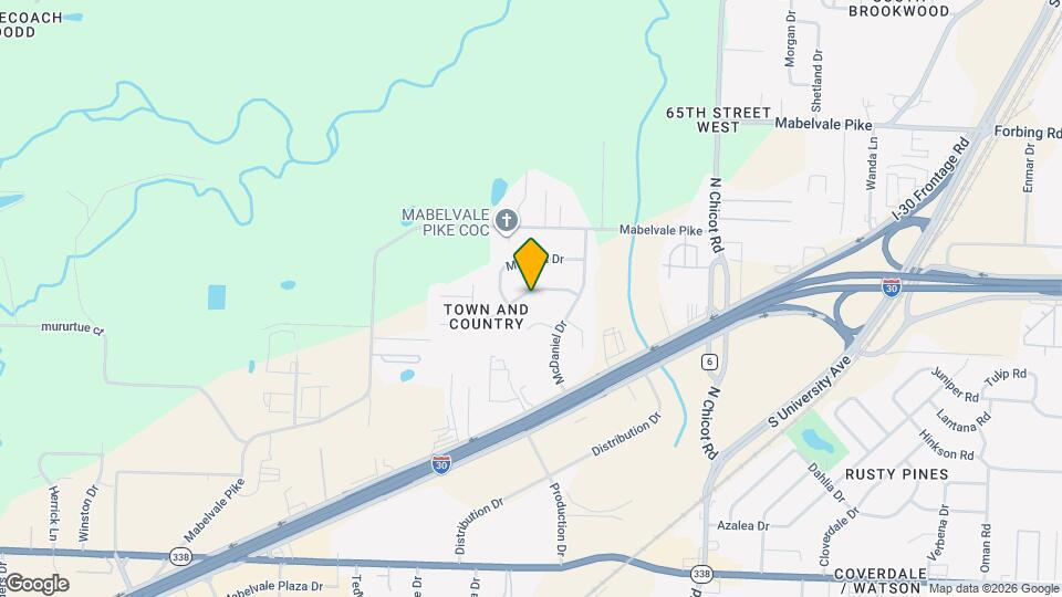 8001 Edwina Dr Map and Location Details