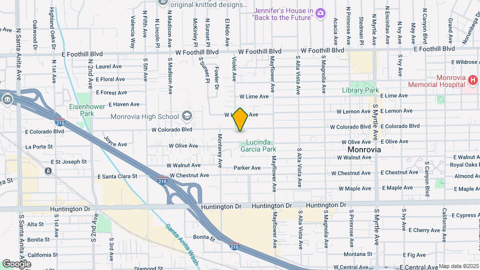 630 W Colorado Blvd Map and Location Details