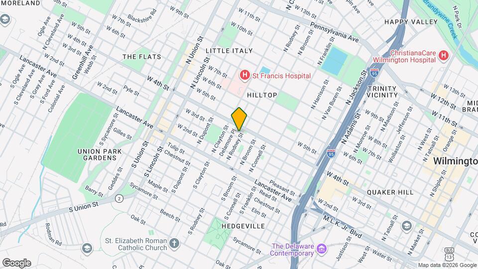 307 N Rodney St Map and Location Details