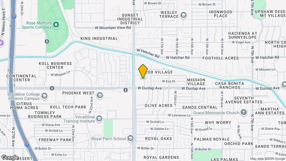 9022 N 18th Dr Map and Location Details