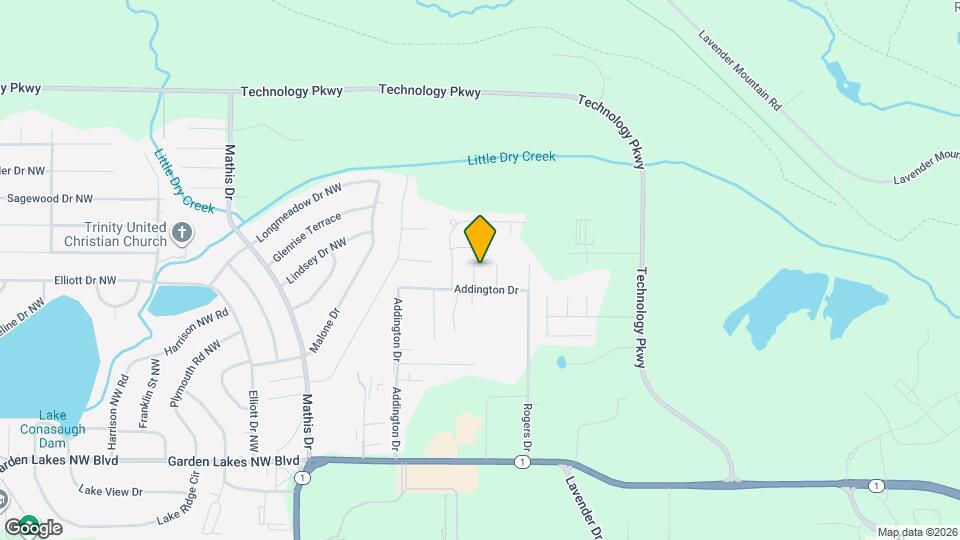 12 Silverbell Ln NW Map and Location Details