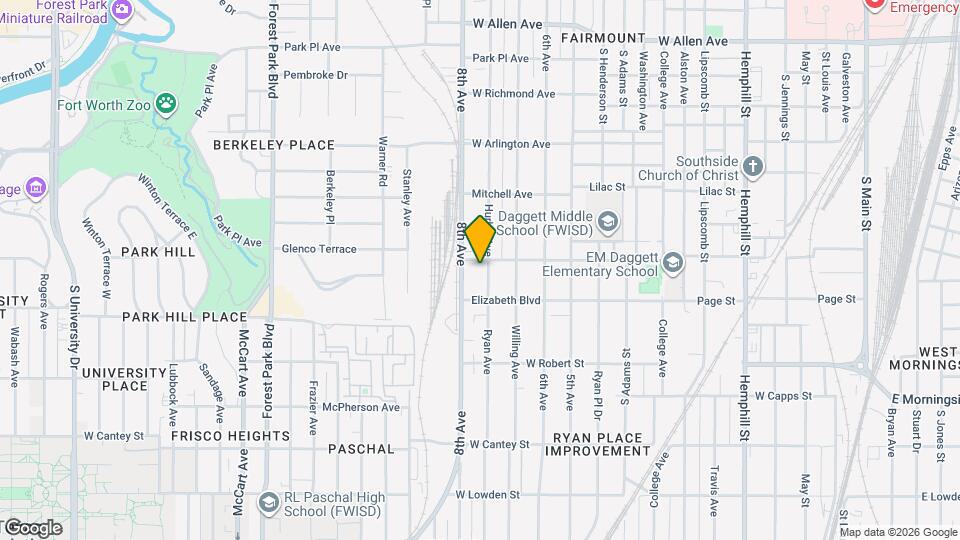 2304 Ryan Ave Mapa y Detalles de la Ubicación