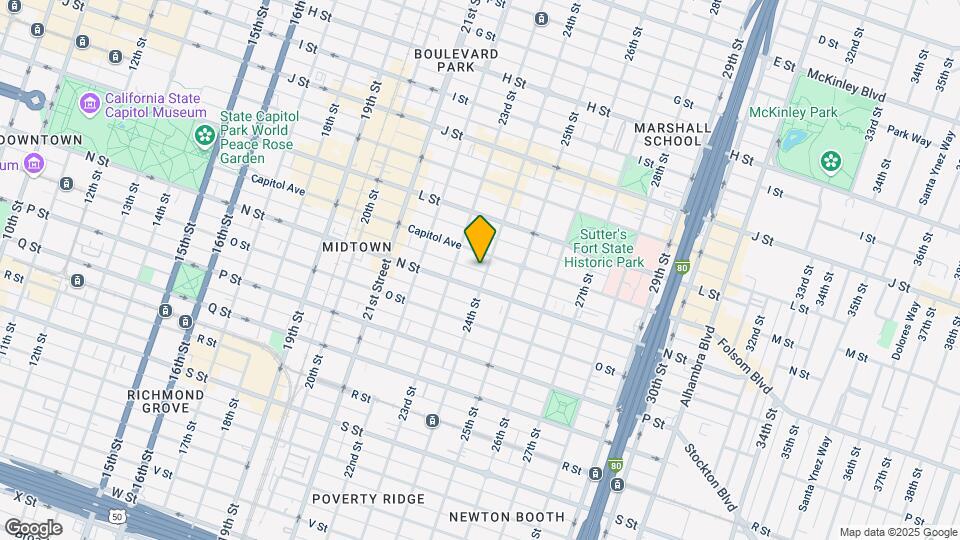 1314 24th St Mapa y Detalles de la Ubicación