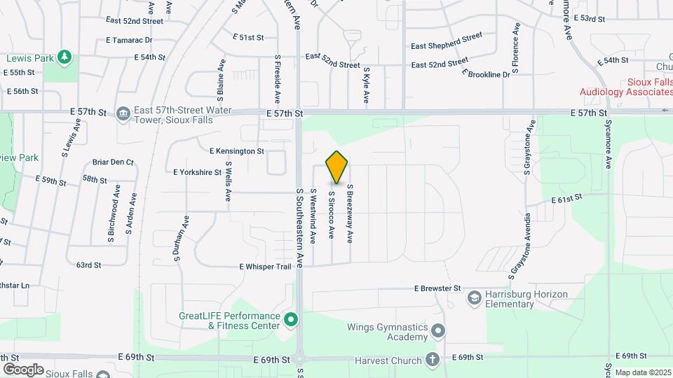 5300 S Sirocco Ave Map and Location Details