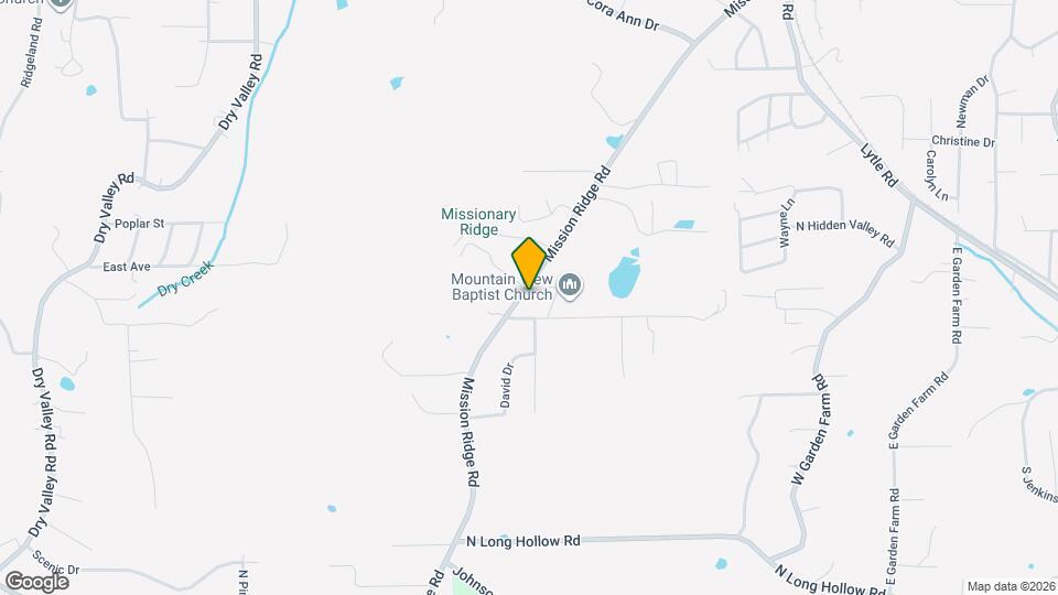 640 Mission Ridge Rd Map and Location Details