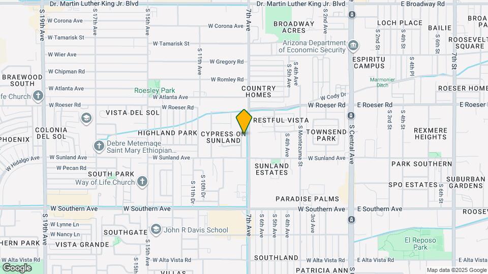 5409 S 7th Dr Map and Location Details