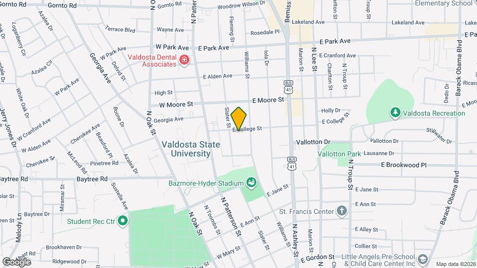 205 E College St Map and Location Details