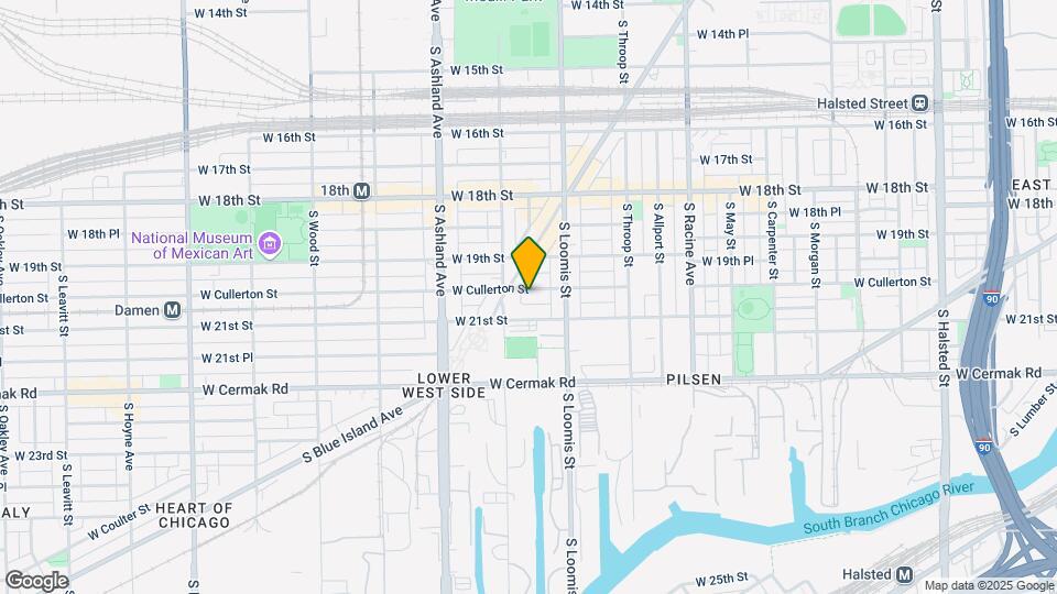 1437 W Cullerton St-Unit -Unit 2 Map and Location Details