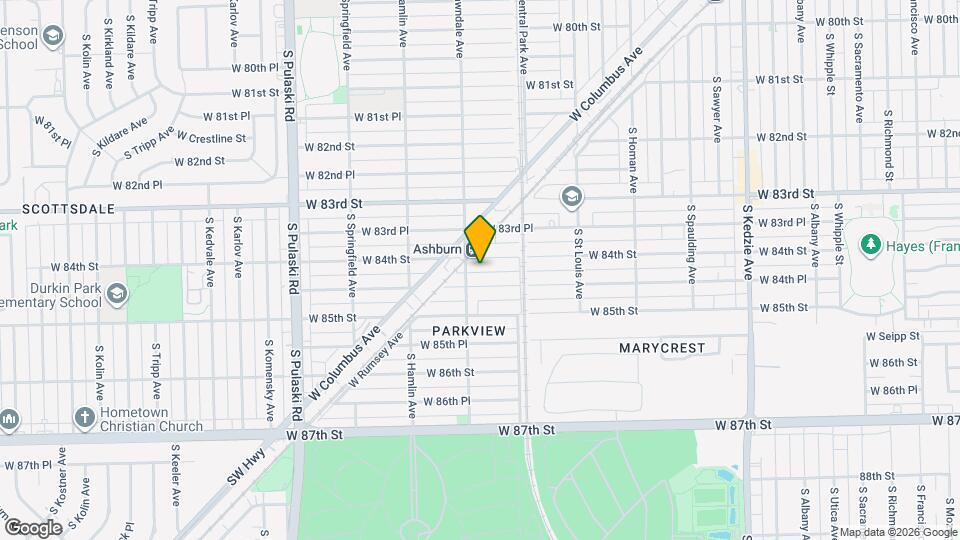 3643 W 84th St Map and Location Details