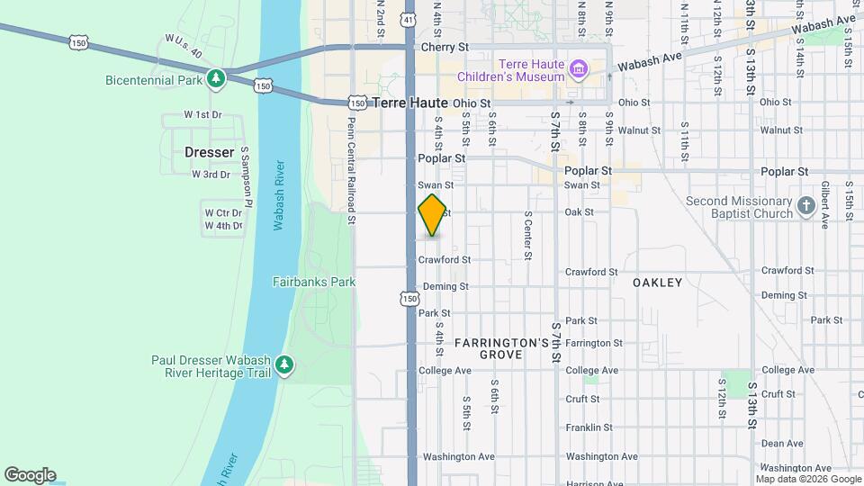 601 S 4th St, Unit Apt 3 Map and Location Details