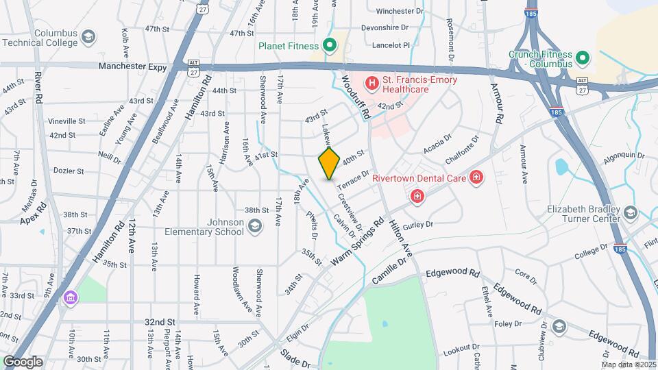 3909 Crestview Dr Map and Location Details