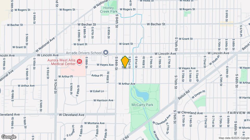 8225 W Hayes Ave Map and Location Details