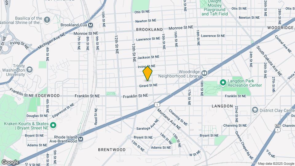 1330 Girard St NE Mapa y Detalles de la Ubicación