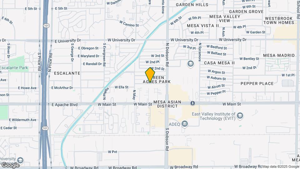 2103 W 1st St Map and Location Details