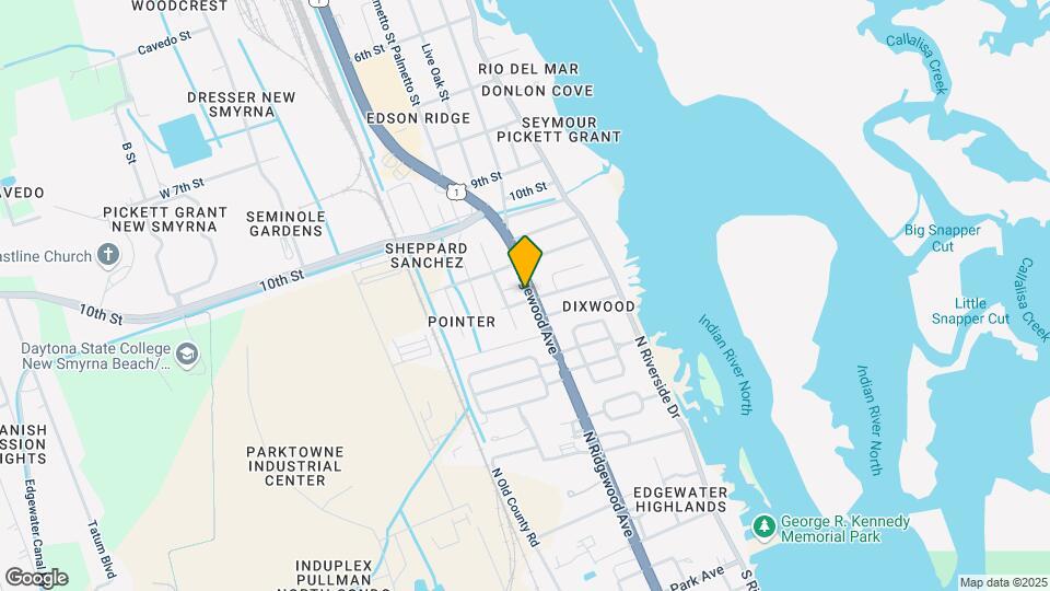 500 N Ridgewood Ave Map and Location Details