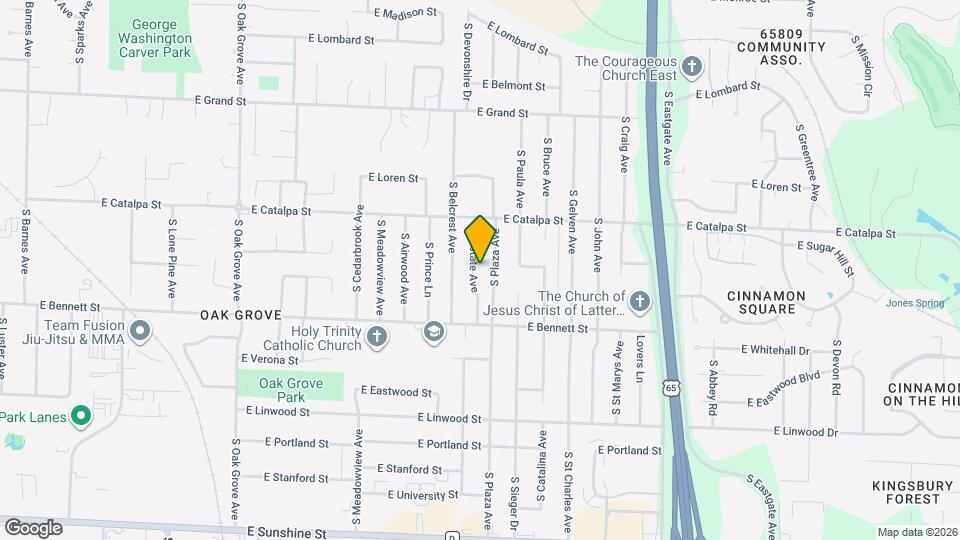 1302 S Estate Ave Map and Location Details