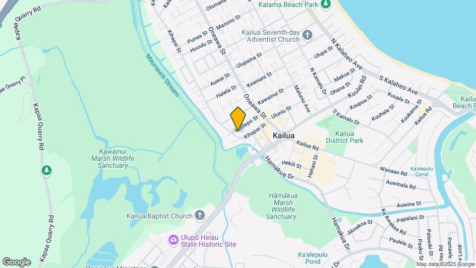 120 Kihapai St Mapa y Detalles de la Ubicación