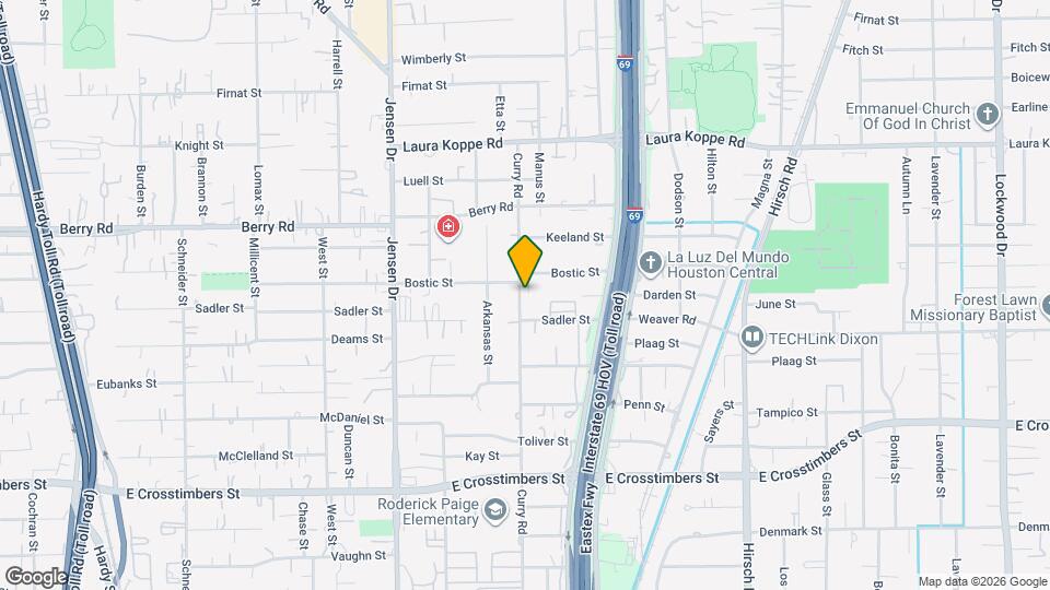 8320 Curry Rd Map and Location Details