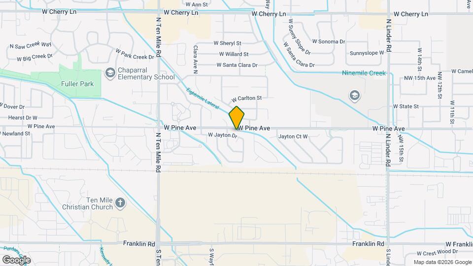 2662 W Jayton Dr Mapa y Detalles de la Ubicación