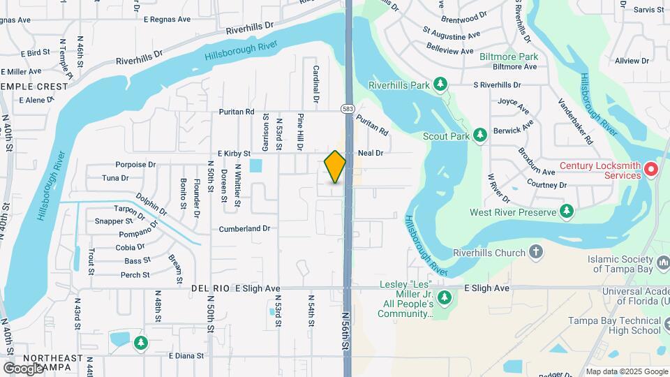 7504 Presley Pl-Unit -Apt C Map and Location Details