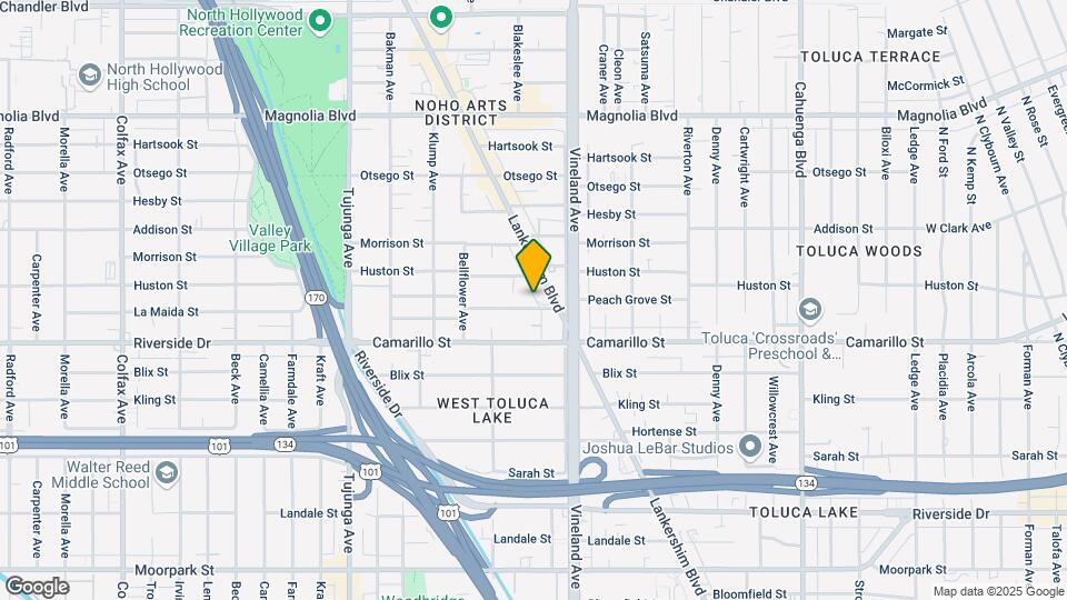 11033 La Maida St Map and Location Details