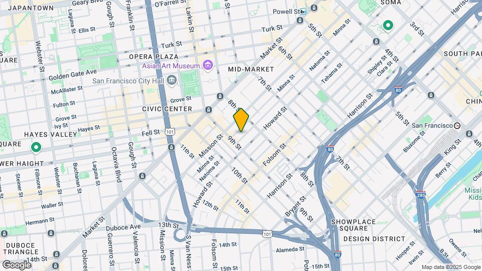 766 Natoma St Mapa y Detalles de la Ubicación