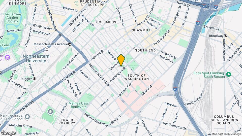 1595-1597 Washington St Map and Location Details