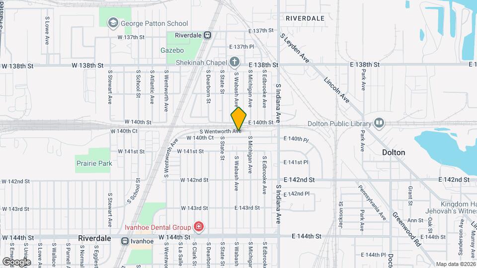 19 E 140th Ct Map and Location Details