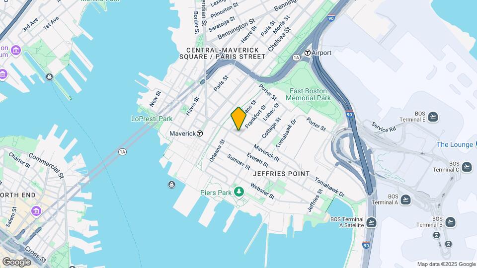 198 Maverick St, Unit 3 Map and Location Details