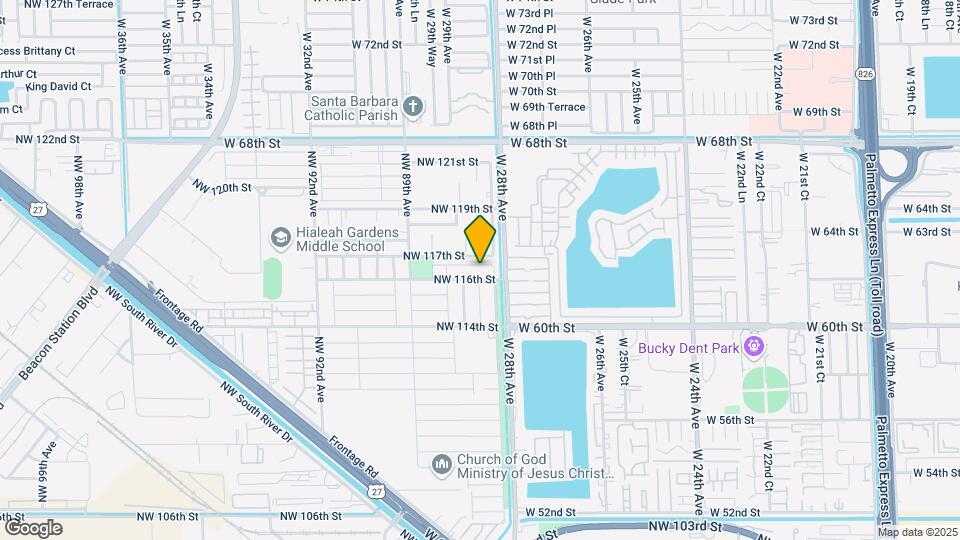 8738 NW 116th Terrace Mapa y Detalles de la Ubicación