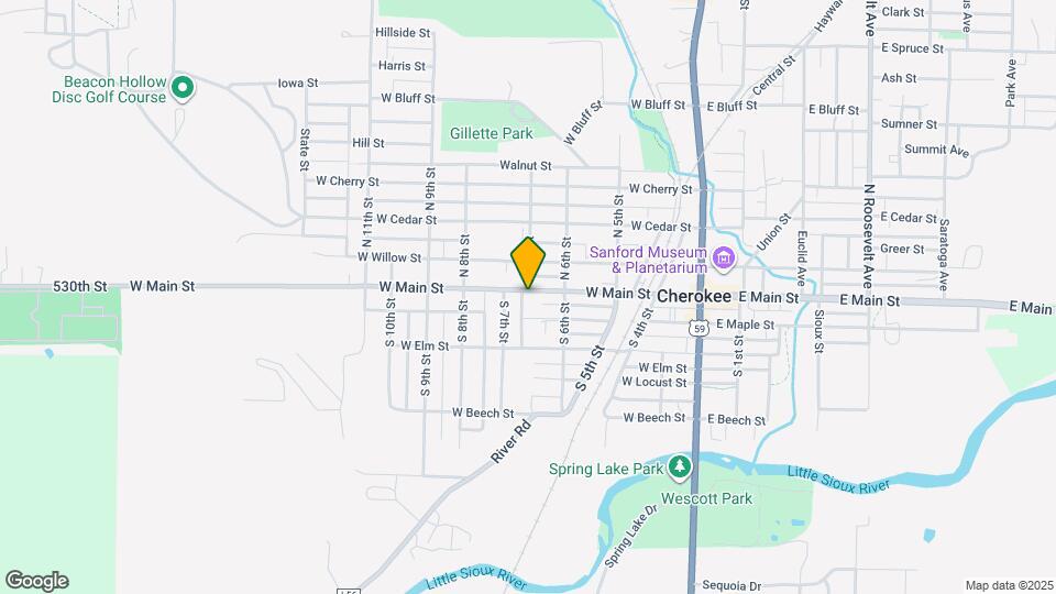 623 W Main St Map and Location Details