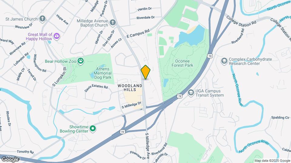 2005 S Milledge Ave Map and Location Details