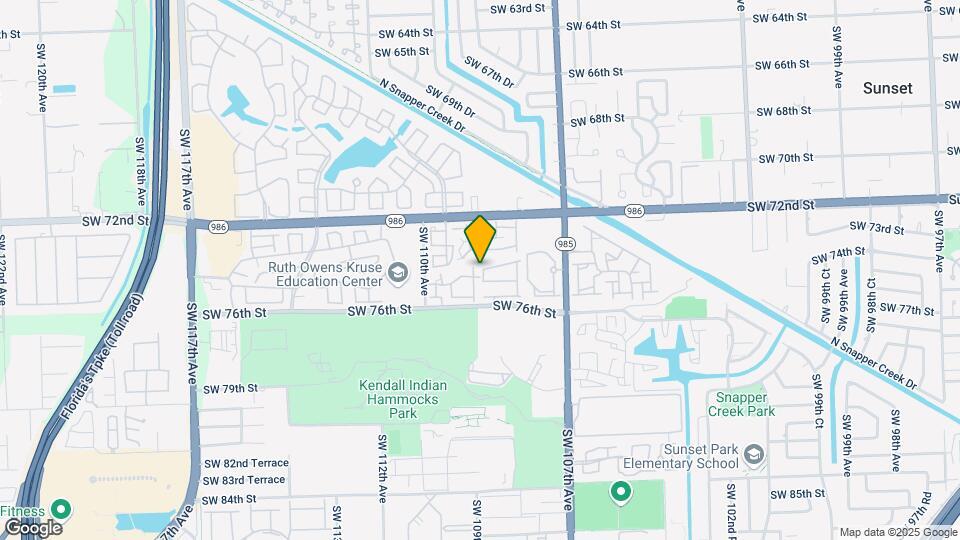 7483 SW 109th Ave Map and Location Details