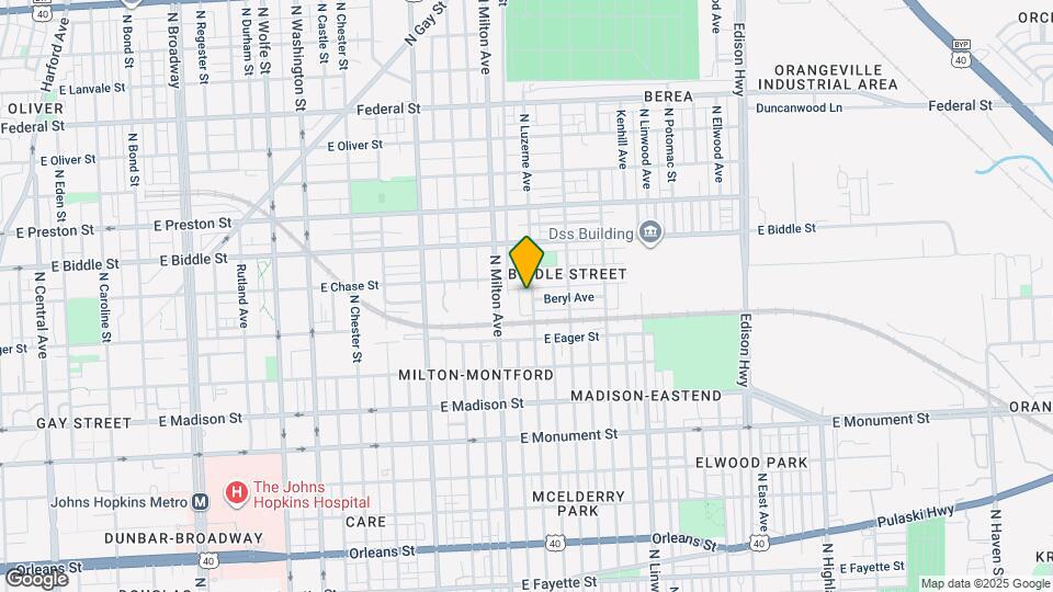 1030 N Luzerne Ave Mapa y Detalles de la Ubicación