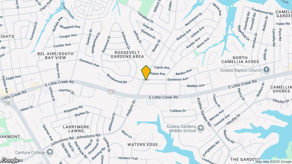 2301 Dominion Ave Map and Location Details