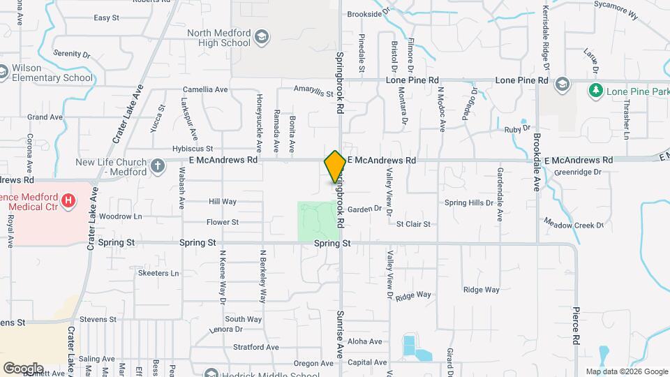 1209 Springbrook Rd Map and Location Details