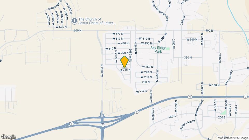 2583 W 245 N Map and Location Details