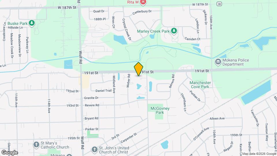 10841 Prairie Ln Map and Location Details