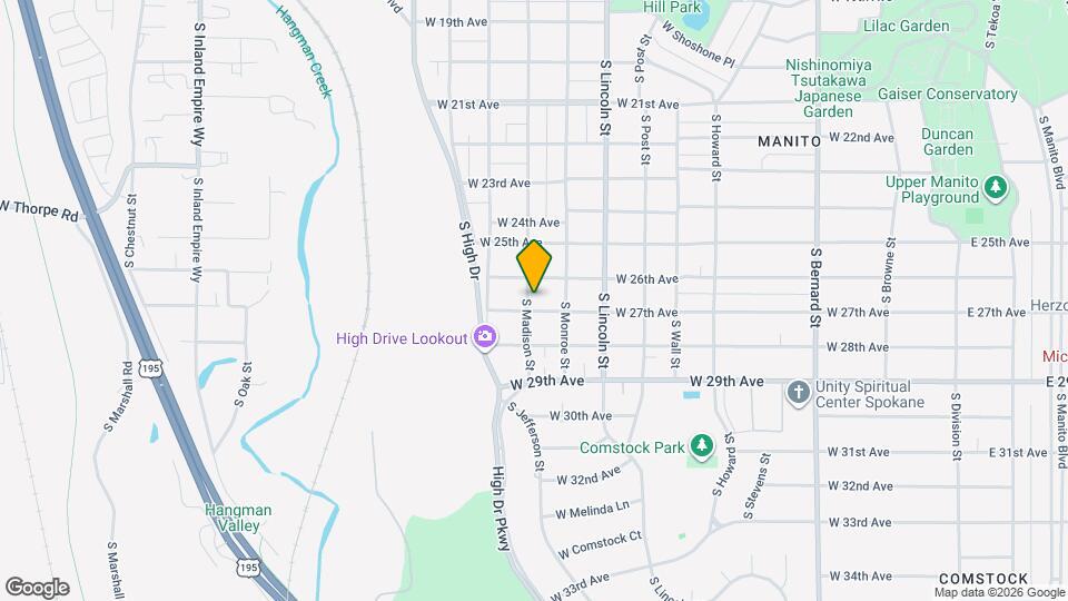 2617 S Madison St Map and Location Details