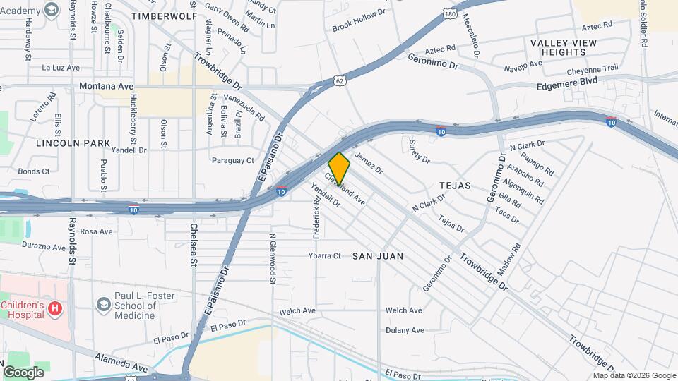 5912 Cleveland Ave Map and Location Details