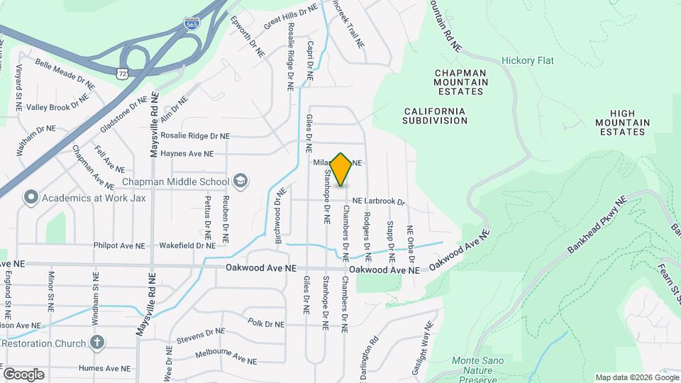 2103 Chambers Dr NE Map and Location Details