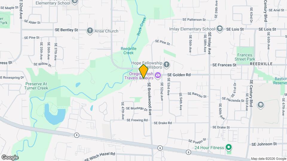 1655 SE Brookwood Ave Map and Location Details