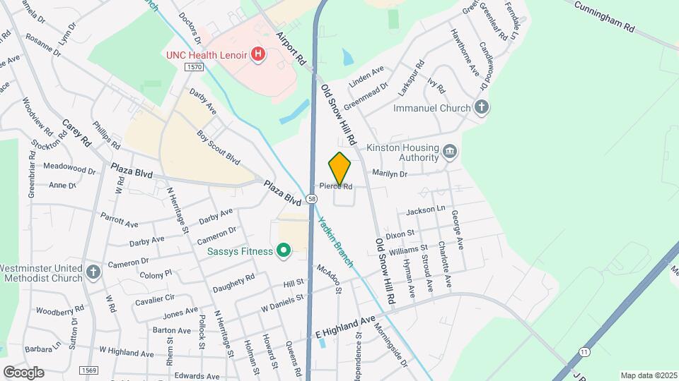 201 Pierce Rd Map and Location Details